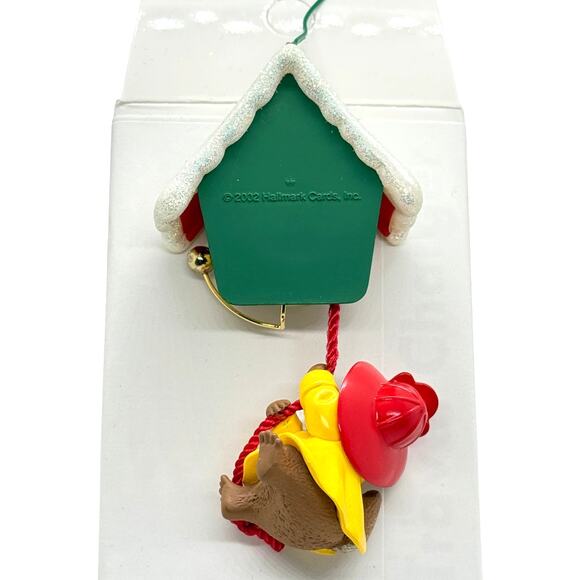 Hallmark 2002 Calling All Firefighters Squirrel Fireman Bell Ornament Vintage - Picture 3 of 5